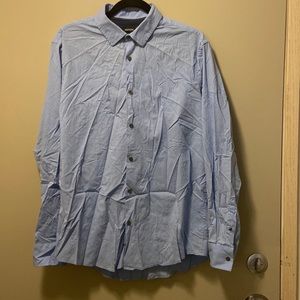 Classic blue button down